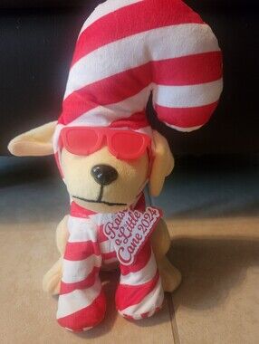 Raising Cane's Holiday Plush Collectible 2024 Elf Hat and Sunglasses